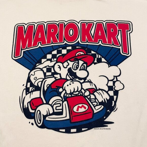 Mario Kart Nintendo Gap Kids Shirt Large Size 10 Tshirt - Picture 2 of 16